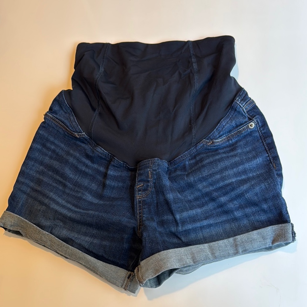 Isabel Maternity by Ingrid & Isabel Blue Jean Shorts